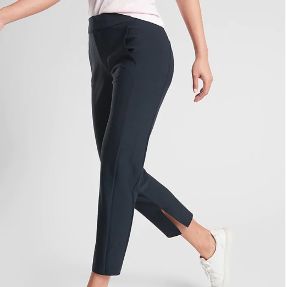 Athleta Stellar Trousers Crop Pant Black Size 4